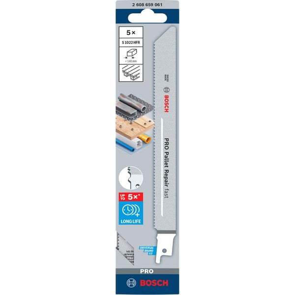 Bosch PRO Pallet Repair fast S1022HFR Blatt 0,9 x 19 x 200 mm - 2608659061