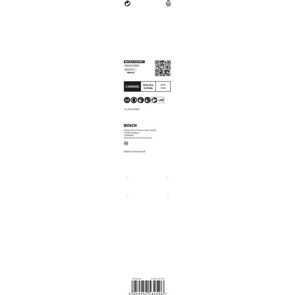 Bosch 3x Expert Thick Tough Metal S 1155 CHC Säbelsägeblatt - 2608900369
