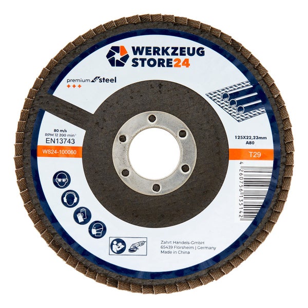 Werkzeug Store24 Schleifmopteller, Durchmesser 125 Millimeter