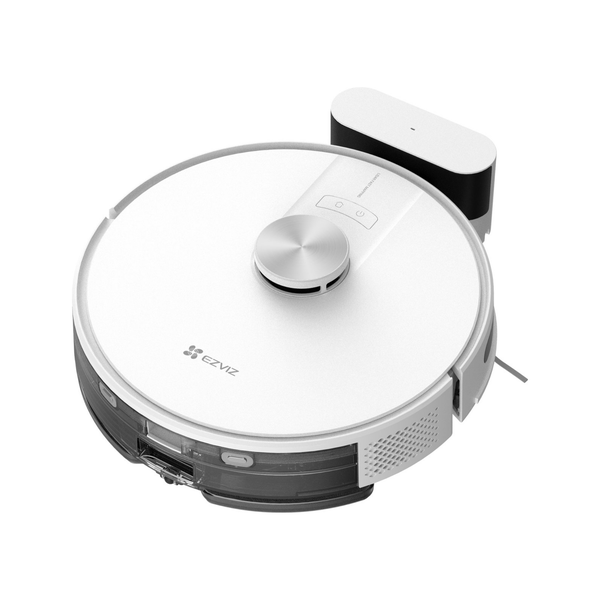 EZVIZ Saugroboter in runder Form mit Ladestation