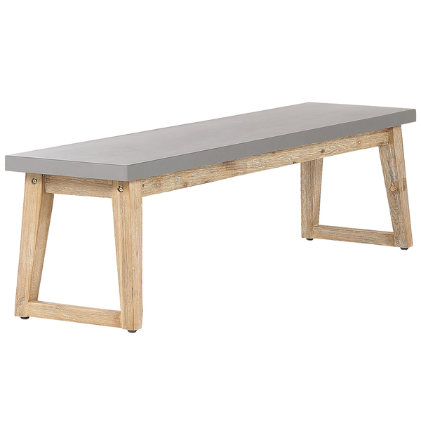 Gartenbank ORIA 160 cm Beton Grau