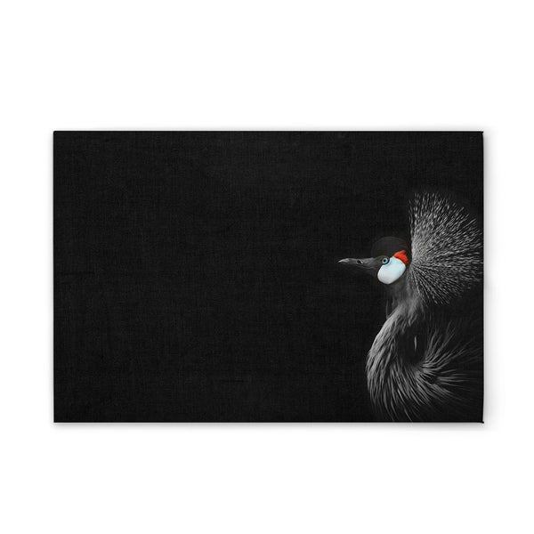 Wandbild mit Motiv eines Graukronenkranichs