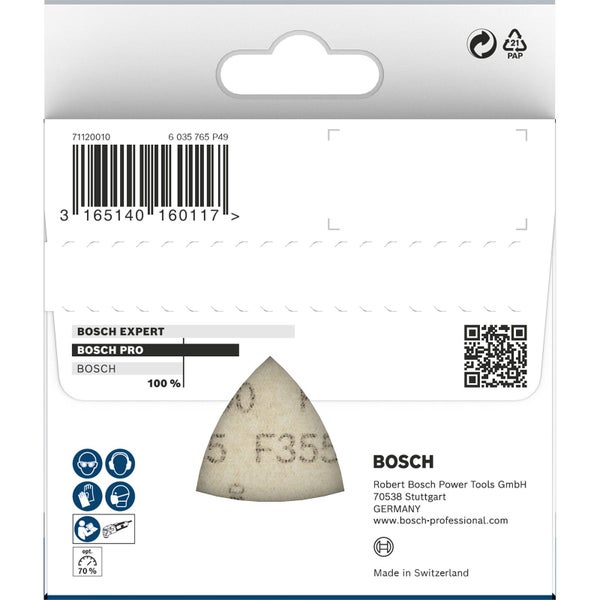 Bosch Schleifblatt Expert für Multischleifer im Paket