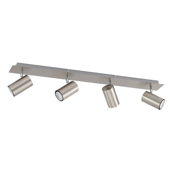 Lindby Strahler Joffrey (Modern) in Alu aus Metall (4 flammig, GU10) - Deckenlampe Deckenleuchte Lampe Spot Wohnzimmerleuchte