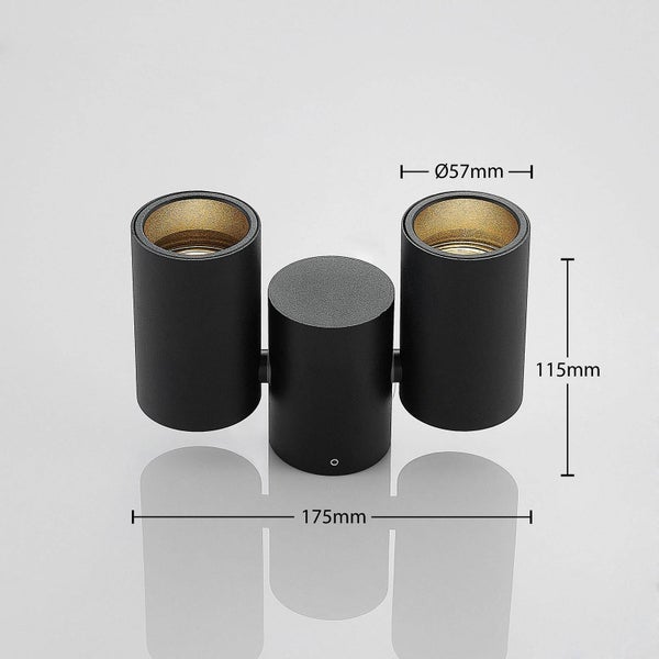 Abmessungen einer dreiflammigen Wandleuchte