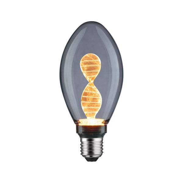Inner Glow Edition LED Birne Helix E27 230V 90lm 3,5W 1800K Rauchglas