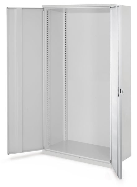 Offener Flügeltürenschrank aus Stahl