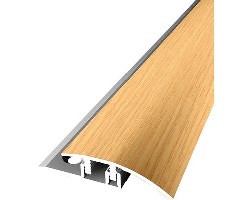 Ausgleichprofil 576V Alu mit Holzdekor Eiche hell 270 cm