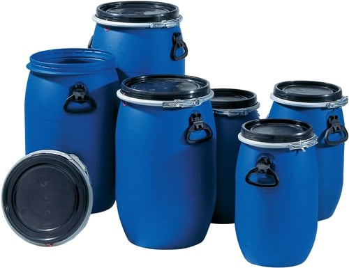 GRAF Weithalsfass 120l PE blau Einfüllöffnung-D.400mm - 824420