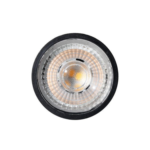 Set mit 5 GU10 dimabre LED lamp zwart 6W 500 lm 3000K