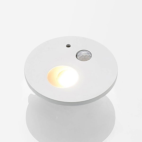 Arcchio LED Wandeinbaustrahler Neru mit Bewegungsmelder (Modern) in Weiß aus Aluminium (1 flammig, ) Wohnzimmerleuchte