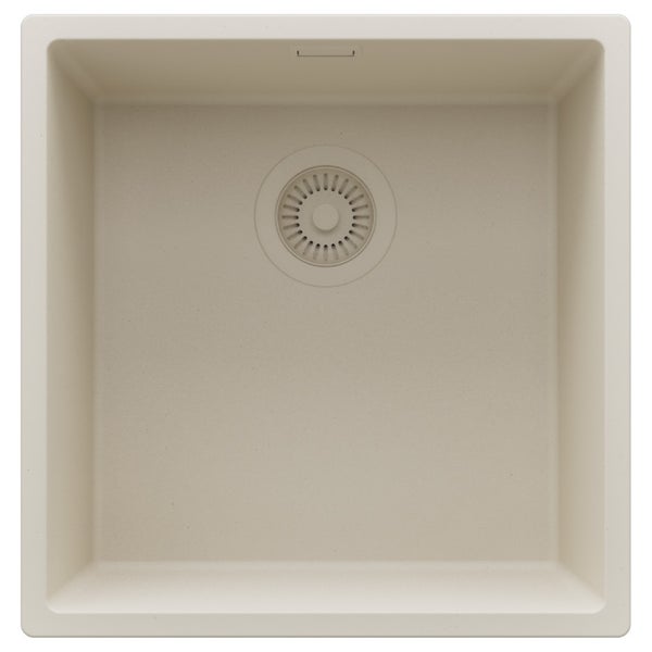 Spülbecken aus Granit mit Ablaufgarnitur