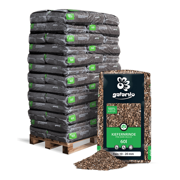 Galamio Rindenmulch Kiefer Fein 60l x 39 Sack 2340l Palette