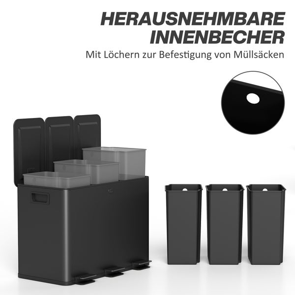 Detailansicht eines Wäschekorbs mit Stahlverstärkung und Bodenplatte