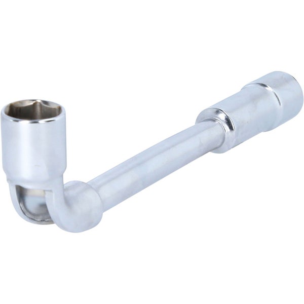 Gelenk-Steckschlüssel aus verchromtem Metall.