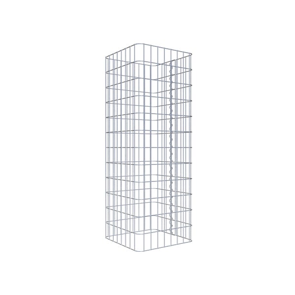Gabionensäule 42 x 42 cm, MW 5 x 10 cm eckig - Höhe: 1,20 m