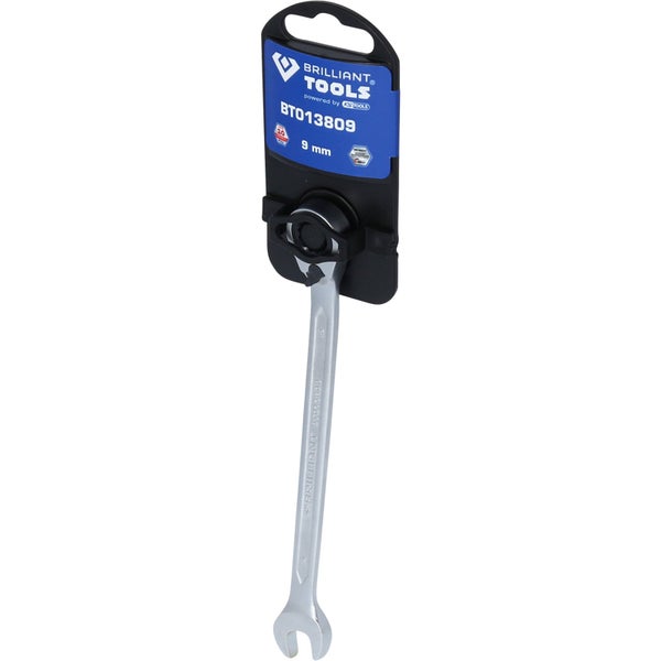 Brilliant Tools Ringmaulschlüssel mit Ratsche 9 mm