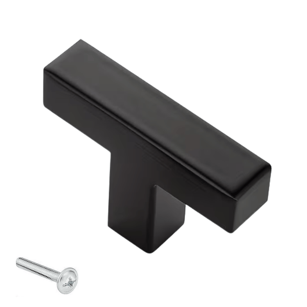 Schrankknopf aus Metall mit Schraube