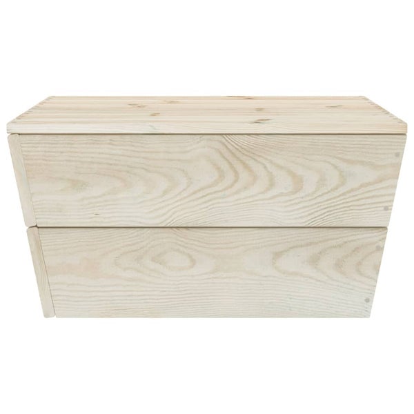 Gartentisch 60x60x30 cm Imprägniertes Fichtenholz