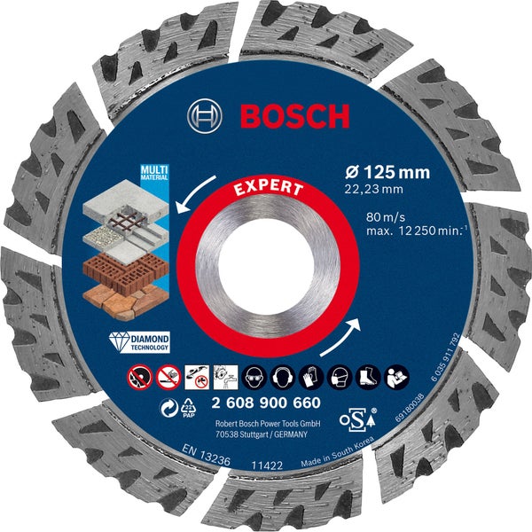 Bosch Expert Trennscheibe mit 125 Millimeter Durchmesser