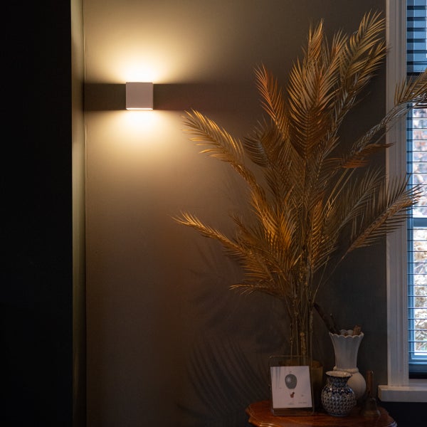 Set mit 2 Wandleuchten weiß mit Dimmer wiederaufladbar - Joris