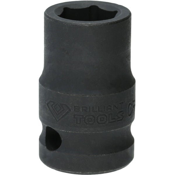 BRILLIANT TOOLS 1/2 Kraft-Stecknuss Sechskant 13 mm kurz - BT022634