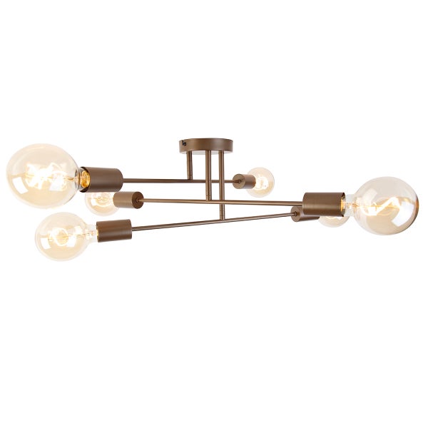 Deckenleuchte mit sechs Leuchtmitteln