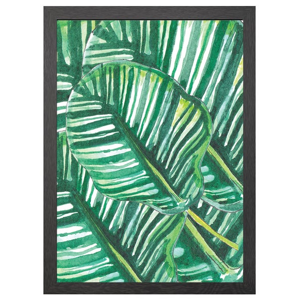 Jungle Leaf Poster Im A2-Rahmen - Joyin