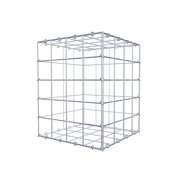 Gabione 50 cm x 40 cm x 40 cm (L x H x T), Maschenweite 10 cm x 10 cm, C-Ring