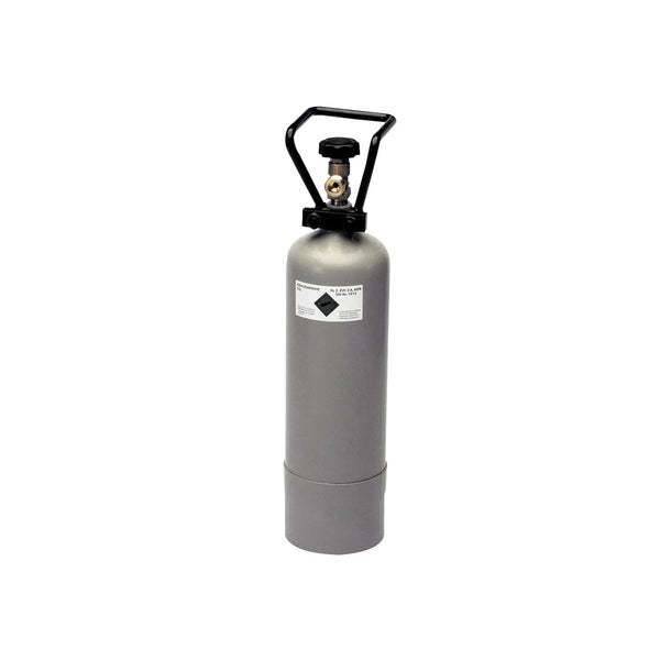 Kohlendioxid CO2 Mehrwegflasche mit Tragebügel und Ventil für Schweißgeräte