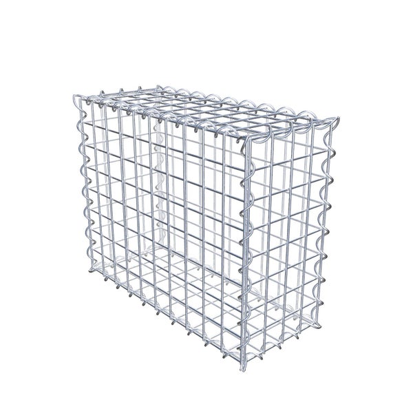 Gabione 50 cm x 40 cm x 20 cm (L x H x T), Maschenweite 5 cm x 5 cm, Spirale