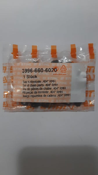 10x maillon de chaîne original STIHL, rivets .404 RMH 39966606020