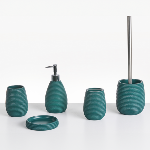 Badaccessoires Set 5-teilig QUILCA Blaugrün