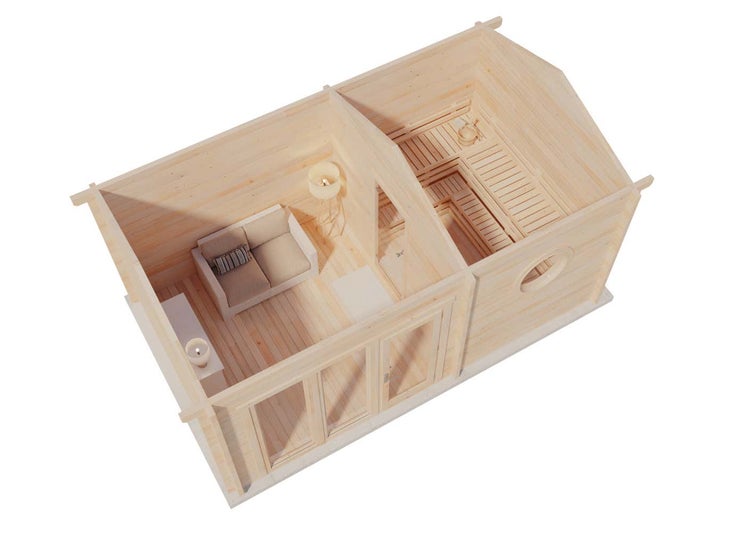 Sonnenliege mit Sonnendach