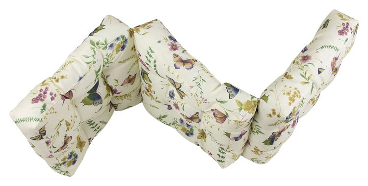 FRANK FLECHTWAREN | Sitzauflage Sommerwiese, faltbar, POLYESTER, 120 x 40 x 8 cm