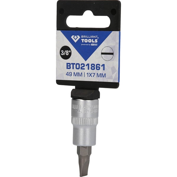 Brilliant Tools Schraubendreher-Einsatz, 3/8 Zoll, 49 mm lang