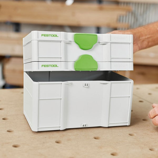 Festool Systainer Werkzeugkoffer, gestapelt