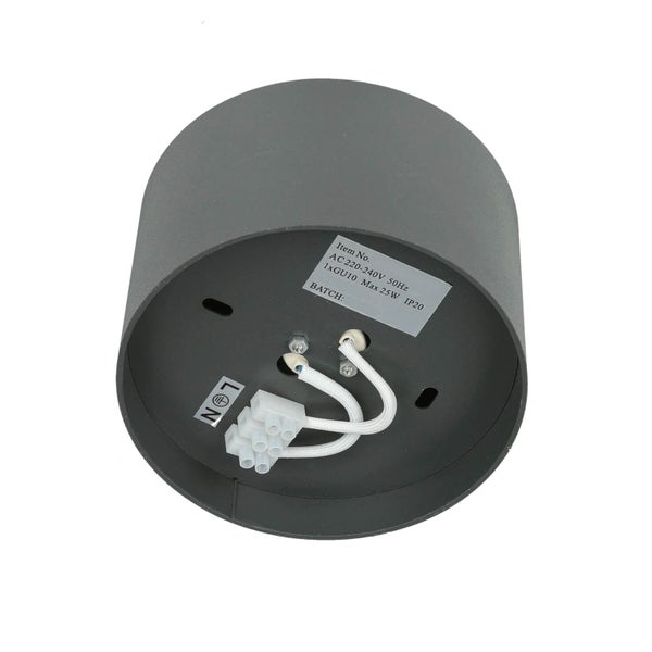 Deckenleuchte mit elektrischen Anschlüssen