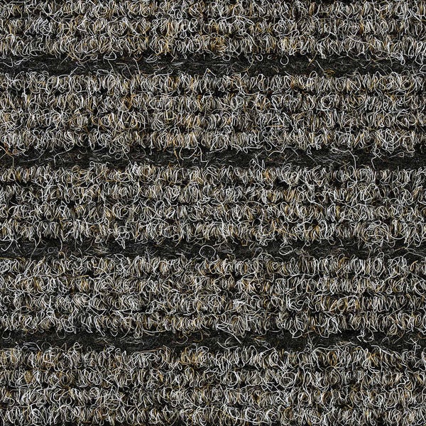 Garten Szene mit Hochbeet aus Metall, bepflanzt mit lila Hortensien, Tisch mit Stühlen und Sonnenschirm im Hintergrund.