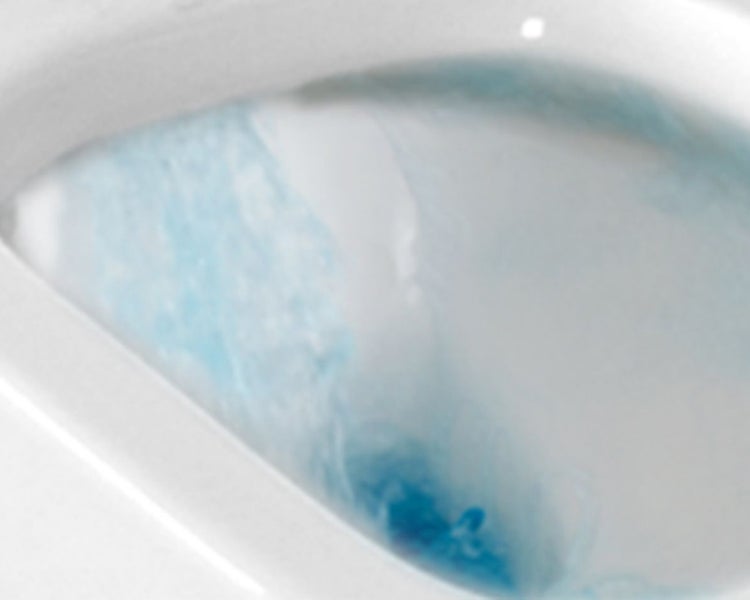 Spülung in einer Toilette