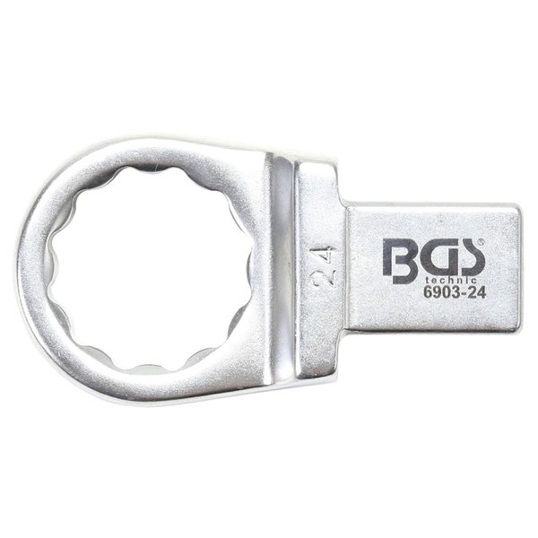 BGS Einsteck-Ringschlüssel 24 mm Aufnahme 14 x 18 - 6903-24