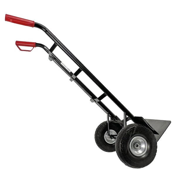 Profi Sackkarre HBH TK320PU – 320 kg Tragkraft, Vollgummireifen, Stahlrahmen, Transportkarre für Werkstatt & Baustelle