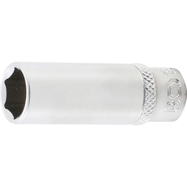 BGS Steckschlüssel-Einsatz Sechskant tief Antrieb Innenvierkant 6,3 mm (1/4) SW 12 mm - 10512