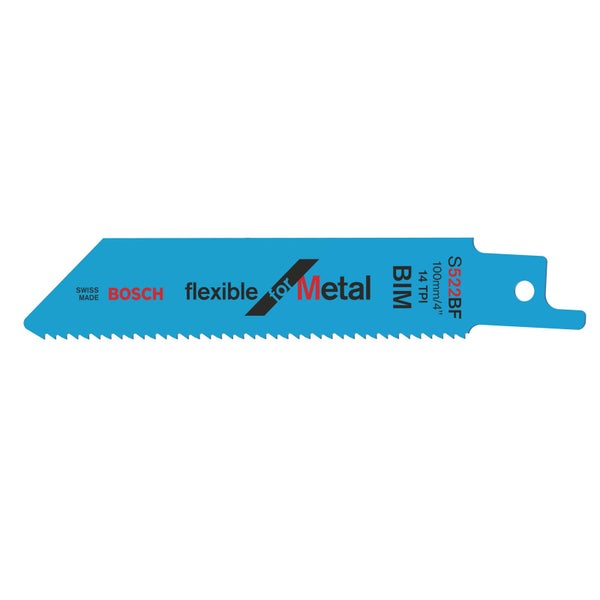 Bosch 5x Säbelsägeblatt S 522 BF Flexible for Metal - 2608656011