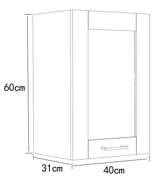 Küchenschrank B. 40 cm Hängeschrank Küche Colura
