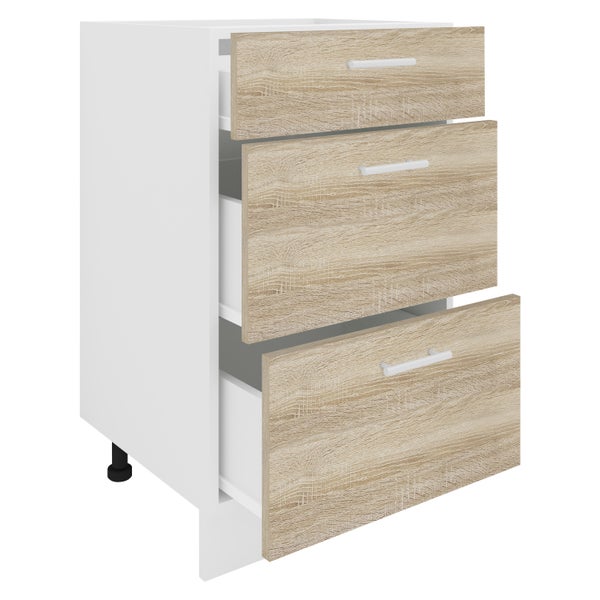 Küchenschrank B 50 cm Unterschrank Schublade Esilo