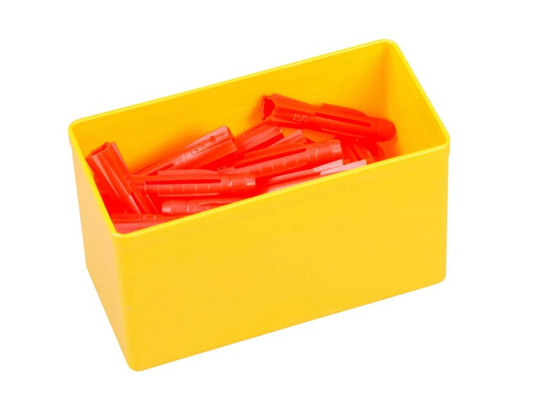 PROREGAL Sortimentskasten EuroPlus Insert HxBxT 6,3 x 5,4 x 10,8 cm Gelb