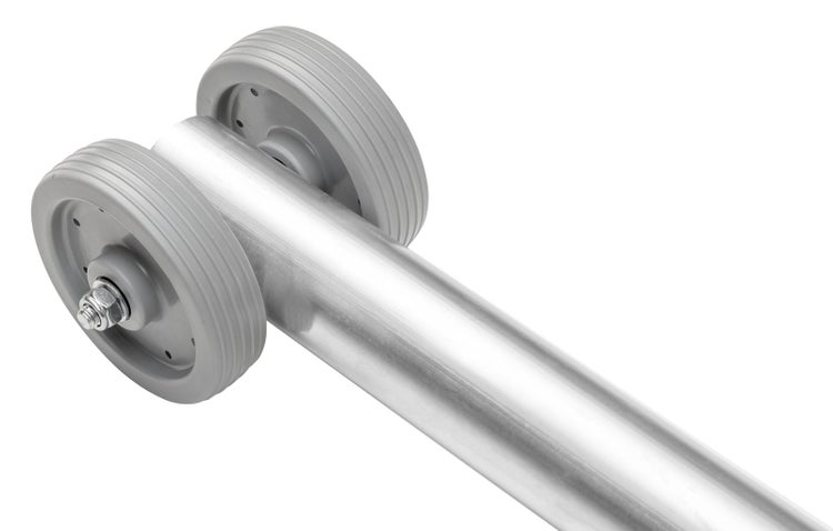 Achse mit Rädern für Rollenbock