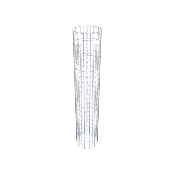 Gabionensäule Durchmesser 42 cm, MW 5 x 10 cm rund - Höhe: 2,30 m