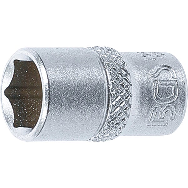 BGS Steckschlüssel-Einsatz Sechskant Antrieb Innenvierkant 6,3 mm (1/4) SW 3/8 - 10657
